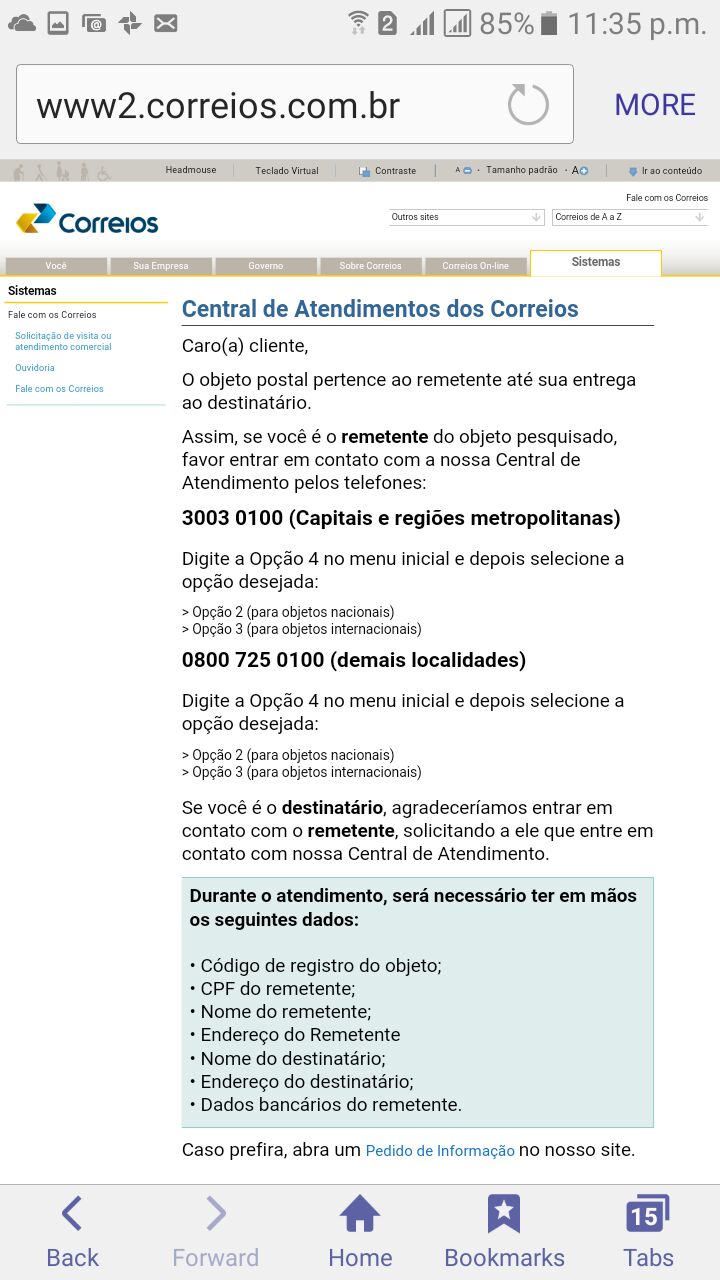 Objeto Retido Pelos Correios Compra Nacional Seguranca E Leis